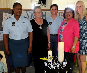 Aandenkingskerse vir slagoffers